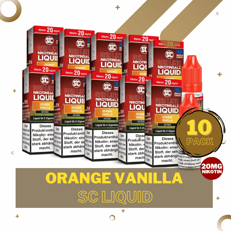 10er Pack SC Liquid - 20mg/ml Orange Vanilla