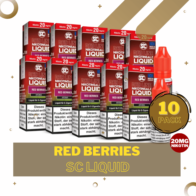 10er Pack SC Liquid - 20mg/ml Red Berries