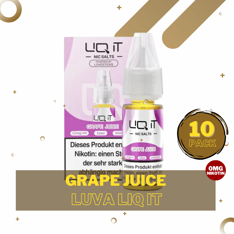 10er Pack Lovesticks LIQ IT - 0mg/ml Grape Juice