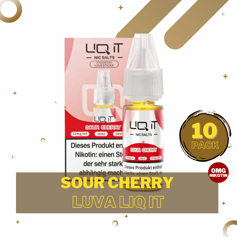10er Pack Lovesticks LIQ IT - 0mg/ml Sour Cherry