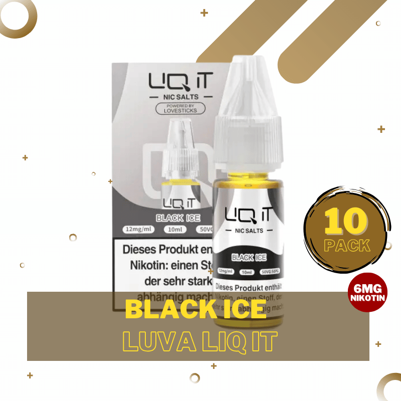 10er Pack Lovesticks LIQ IT - 6mg/ml Black Ice