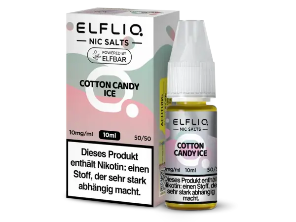 Elf Bar Elfliq 10ml - Cotton Candy Ice - 10mg Nikotin