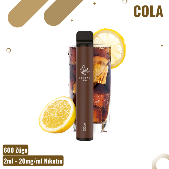 Elf Bar 600 - Cola - Einweg Vape