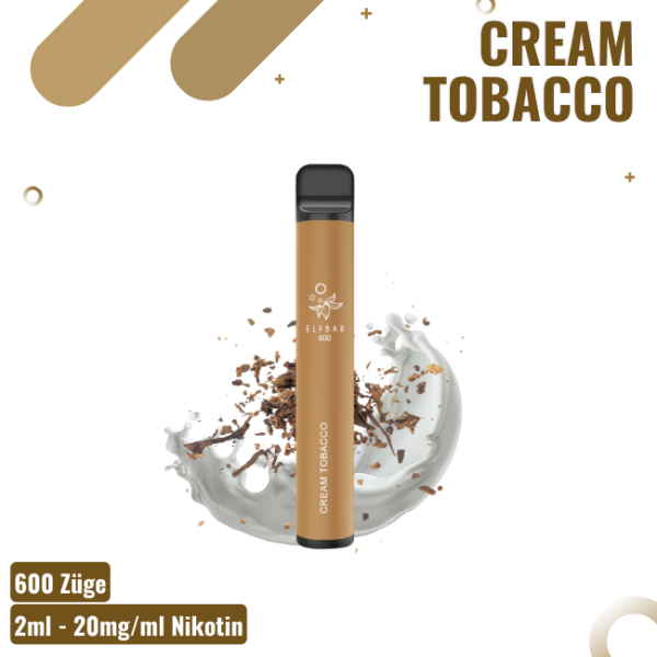 Elf Bar 600 - Cream Tobacco