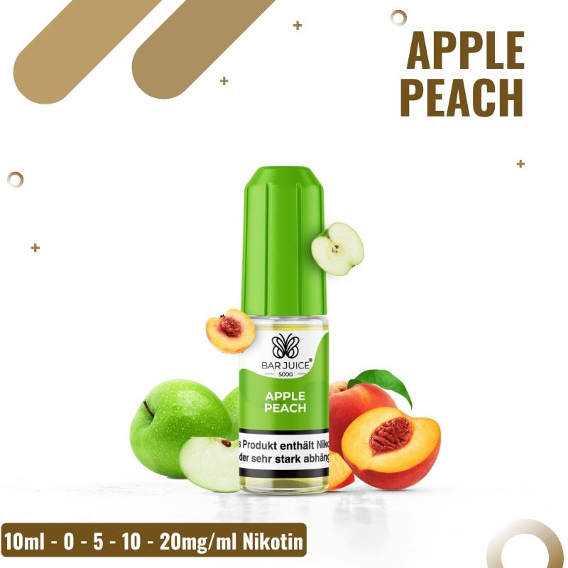 Bar Juice 5000 Nicsalt 10ml - Apple Peach - 20mg Nikotin
