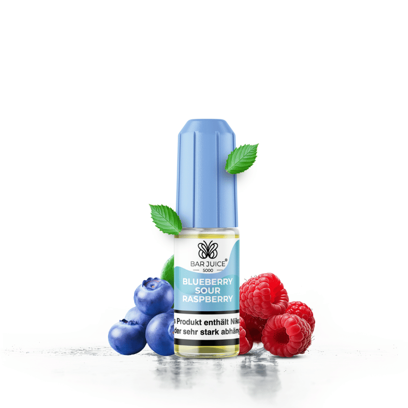 Bar Juice 5000 Nicsalt 10ml - Blueberry Sour Raspberry - 20mg Nikotin