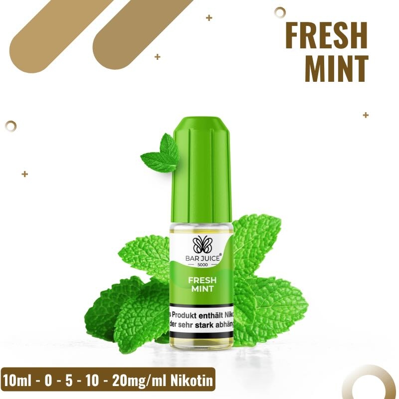 Bar Juice 5000 Nicsalt 10ml - Fresh Mint - 20mg Nikotin