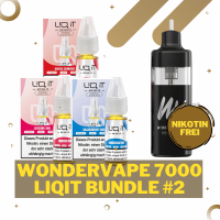 Wondervape 7000 - LIQ IT 0mg/ml - Nikotinfreies Liquid...