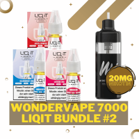 Wondervape 7000 - LIQ IT 20mg/ml - Liquid Bundle #2