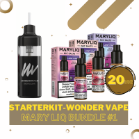Wondervape 7000 - Maryliq 20mg/ml - Liquid Bundle #1