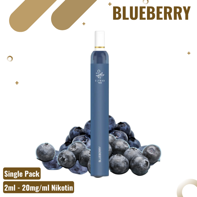 Elf Bar Vape T600 - Blueberry - Einweg E-Zigarette mit Filter