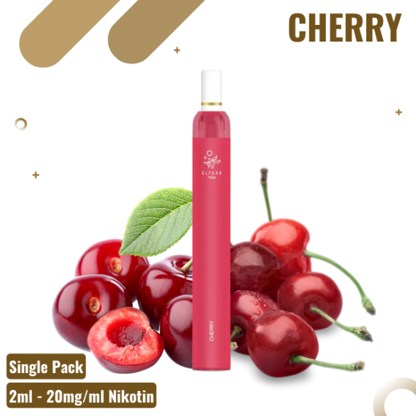 Elf Bar Vape T600 - Cherry - Einweg E-Zigarette mit Filter