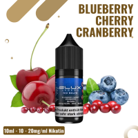 Elux Nikotinsalz Liquid 10ml - Blueberry Cherry Cranberry...