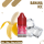 RandM Tornado NicSalt Liquid 10ml - Banana Ice - 20mg Nikotin