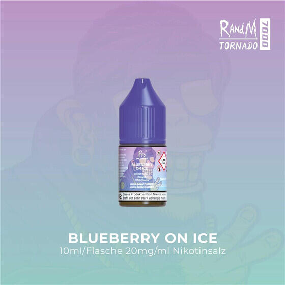 RandM Tornado Nicsalt Liquid 10ml - Blueberry on Ice -...