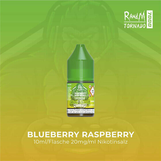 RandM Tornado Nicsalt Liquid 10ml - Blueberry Raspberry - 20mg/ml