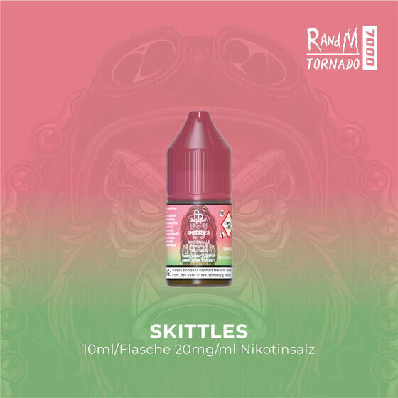 RandM Tornado Nicsalt Liquid 10ml - Skittles - 20mg/ml