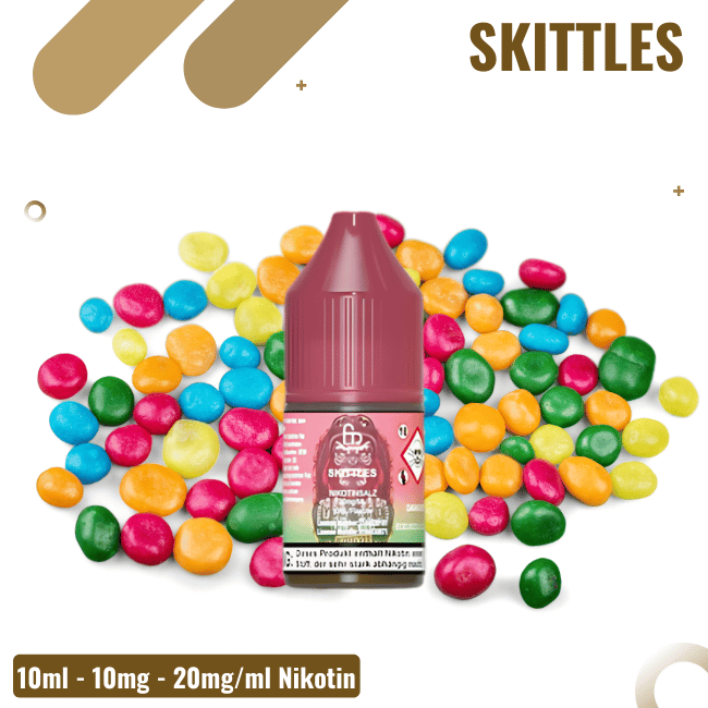 RandM Tornado NicSalt Liquid 10ml - Skittles - 20mg Nikotin