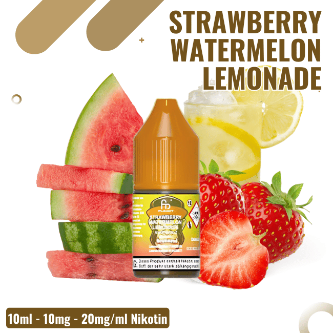 RandM Tornado NicSalt Liquid 10ml - Strawberry Watermelon Lemonade - 20mg Nikotin