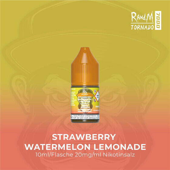 RandM Tornado Nicsalt Liquid 10ml - Strawberry Watermelon Lemonade - 20mg/ml