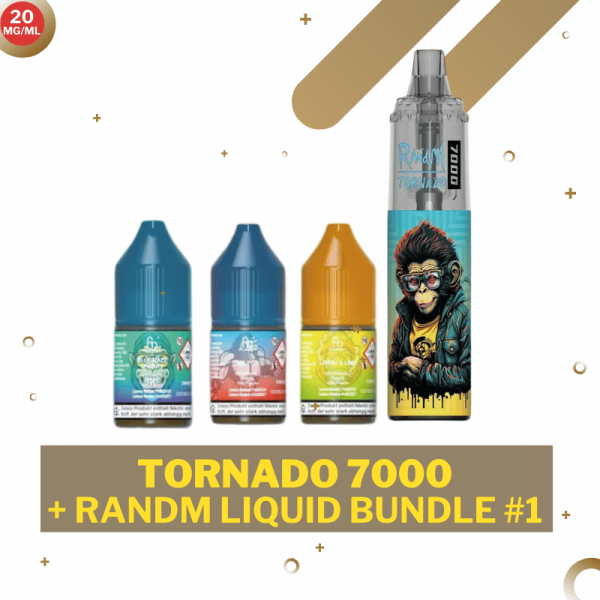 Randm Tornado Vape 7000 - RandM Liquid 20mg/ml - Liquid...