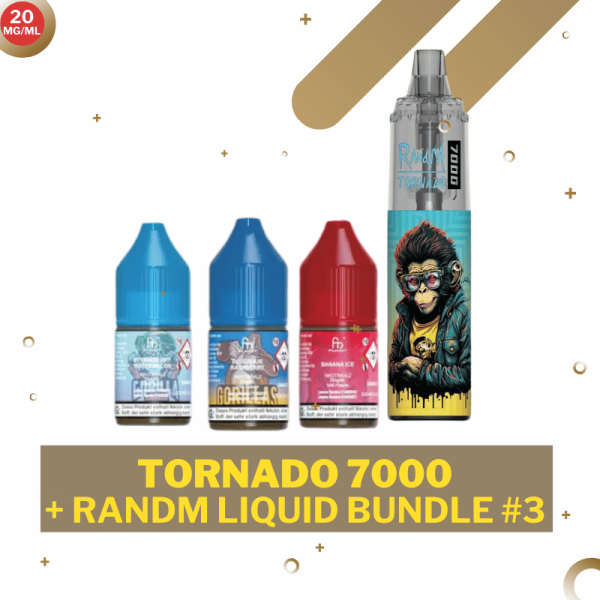 Randm Tornado Vape 7000 - RandM Liquid 20mg/ml - Liquid...