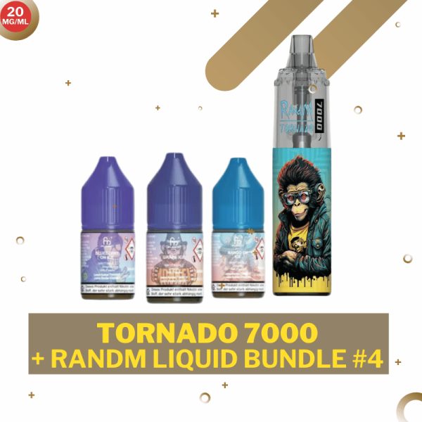 Randm Tornado Vape 7000 - RandM Liquid 20mg/ml - Liquid...