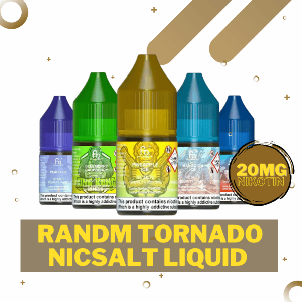 RandM Tornado Nicsalt Liquid 10ml - 10mg/ml Nikotin