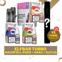 Elfa Turbo Kit + Refillable Pod - 20mg/ml - Liquid Bundle #2