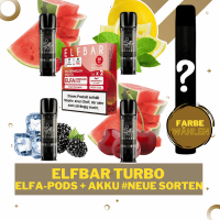 Elf Bar Elfa Turbo Kit + 5 Elfa Pods - Neue Sorten Bundle