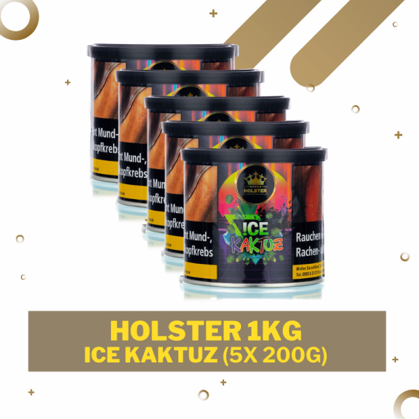 Holster Tobacco 1kg - Ice Kaktuz - 5x 200g