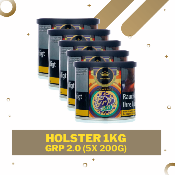 Holster Tobacco 1kg - Grp 2.0 - 5x 200g