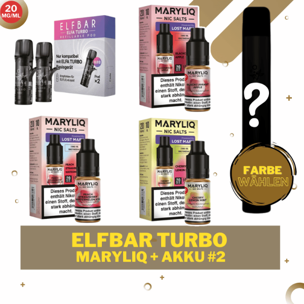 Elfa Turbo Kit + Refillable Pod - 20mg/ml - Maryliq...