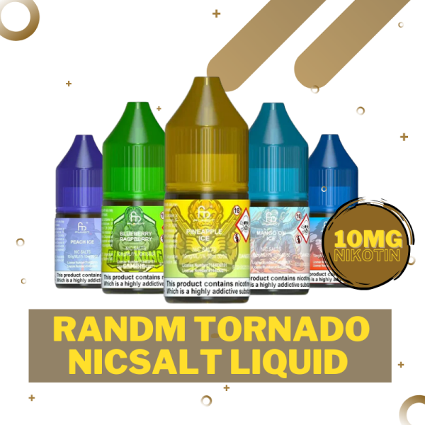 RandM Tornado Nicsalt Liquid 10ml - 10mg/ml Nikotin -...