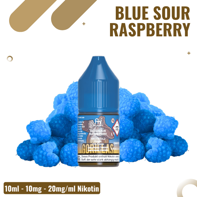 RandM Tornado NicSalt Liquid 10ml - Blue Sour Raspberry - 10mg Nikotin