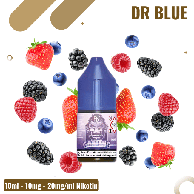 RandM Tornado NicSalt Liquid 10ml - Dr. Blue - 10mg Nikotin