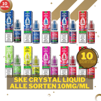 SKE Crystal Liquid 10ml NicSalt - 10mg/ml Nikotin