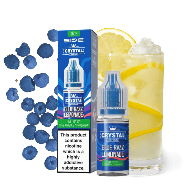 SKE Crystal Liquid NicSalt - Blue Razz Lemonade - 10mg/ml Nikotin