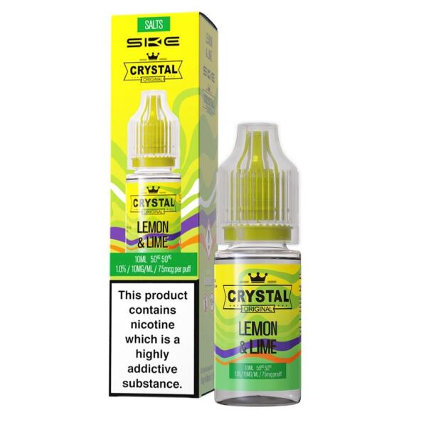 SKE Crystal Liquid 10ml NicSalt - 10mg/ml Nikotin - Lemon & Lime