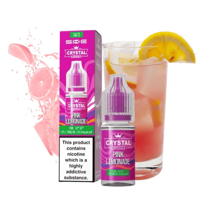 SKE Crystal Liquid NicSalt - Pink Lemonade - 10mg/ml Nikotin