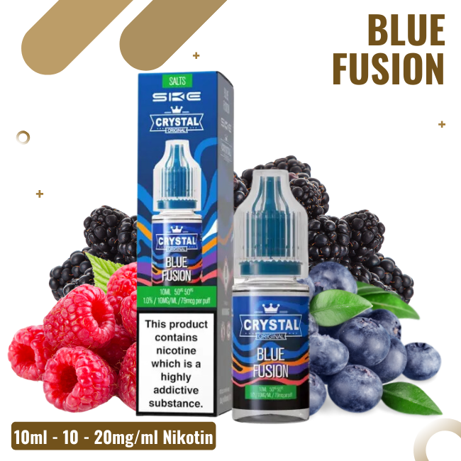 SKE Crystal Liquid NicSalt - Blue Fusion - 20mg/ml Nikotin