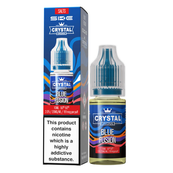 SKE Crystal Liquid 10ml NicSalt - 20mg/ml Nikotin - Blue...