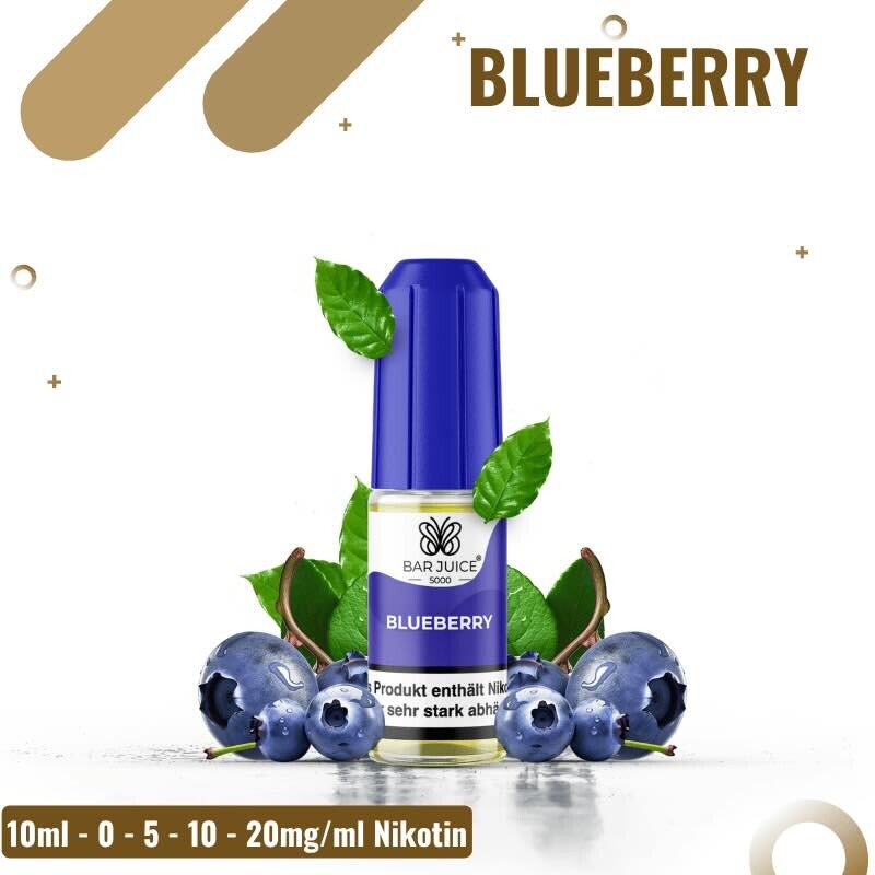 Bar Juice 5000 Nicsalt 10ml - Blueberry - 0mg Nikotin