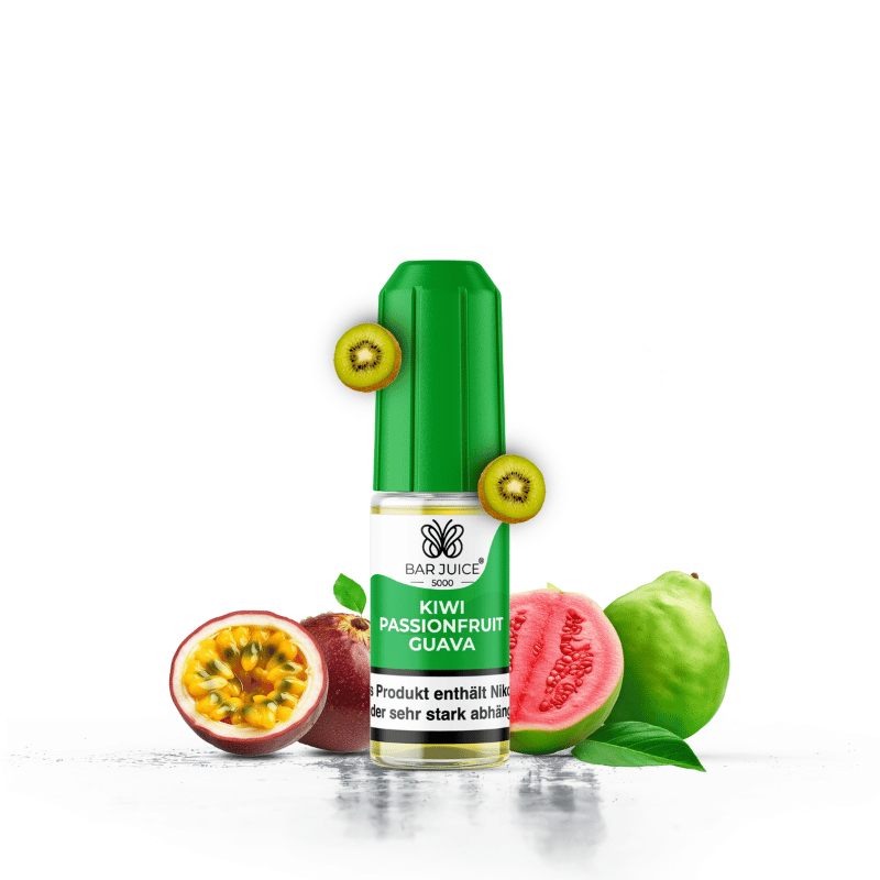 Bar Juice 5000 Nicsalt 10ml - Kiwi Passionfruit Guava - 0mg Nikotin