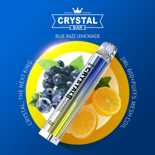 SKE Crystal Bar 600 - Blue Razz Lemonade - Einweg E-Zigarette - 2% Nikotin