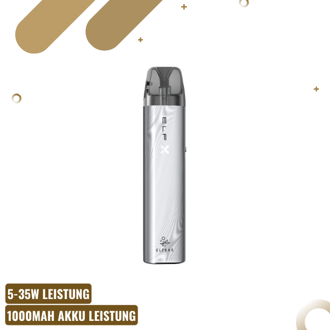 Elf Bar ELFX - Refillable Kit - Silver