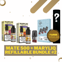 Maryliq Elf Bar Mate500 - Akku + Refillable Pod - 20mg/ml...