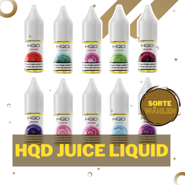 HQD Juice - 18mg/ml Nikotin - Liquid