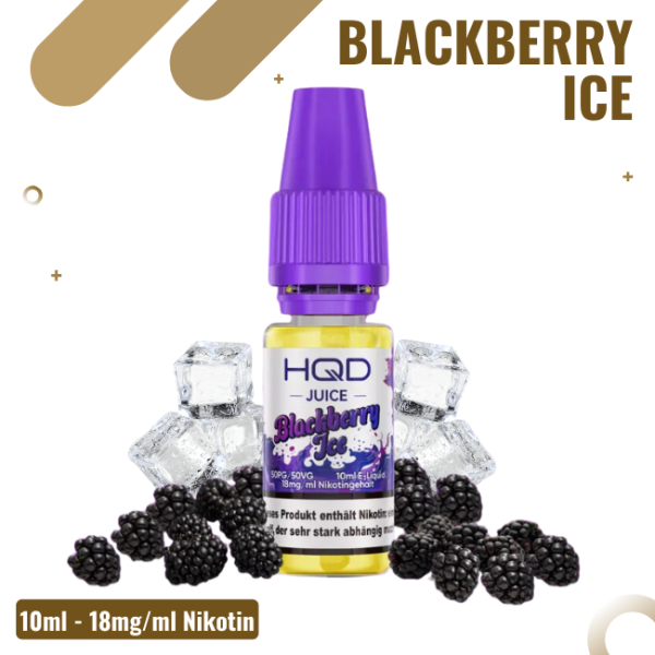 HQD Juice - Blackberry Ice - 18mg/ml Nikotin - Liquid