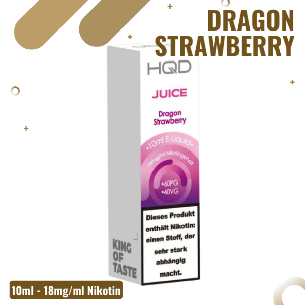 HQD Juice - Dragon Strawberry - 18mg/ml Nikotin - Liquid